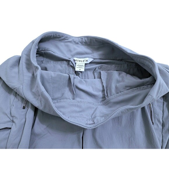Athleta Pants Womens 4 Gray Trekkie Relaxed North Jogger Mid Rise Gorpcore Cargo - Picture 3 of 11